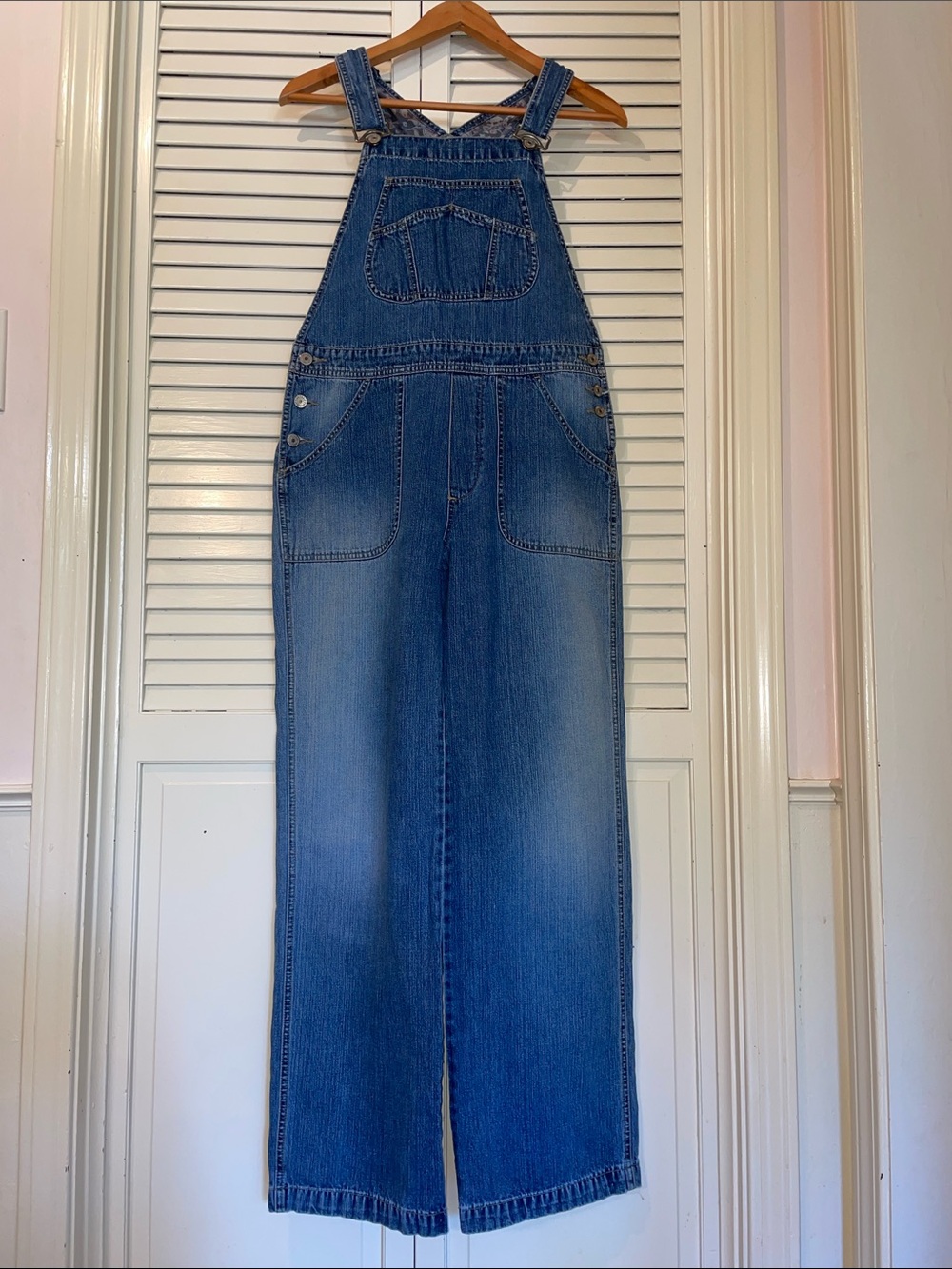Unionbay Classic Blue Denim Overalls  Women Sz M